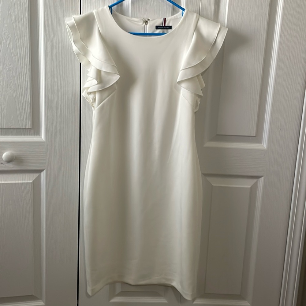 TOMMY HILLFIGER,  white dress..